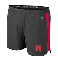 Men's Colosseum Charcoal Nebraska Huskers Langmore Shorts