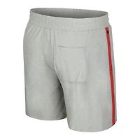 Men's Colosseum Gray Nebraska Huskers Mac Shorts