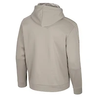 Men's Colosseum  Oatmeal Nebraska Huskers Operation Hat Trick Battalion Hoodie