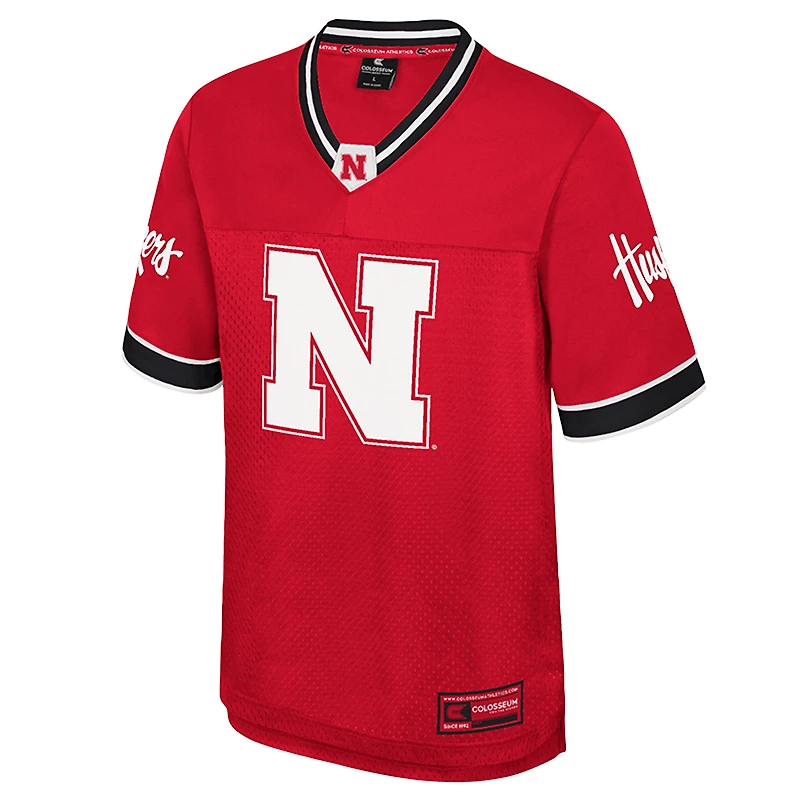 Maillot de football américain Colosseum Red Nebraska Huskers « Rien que les hits » pour homme