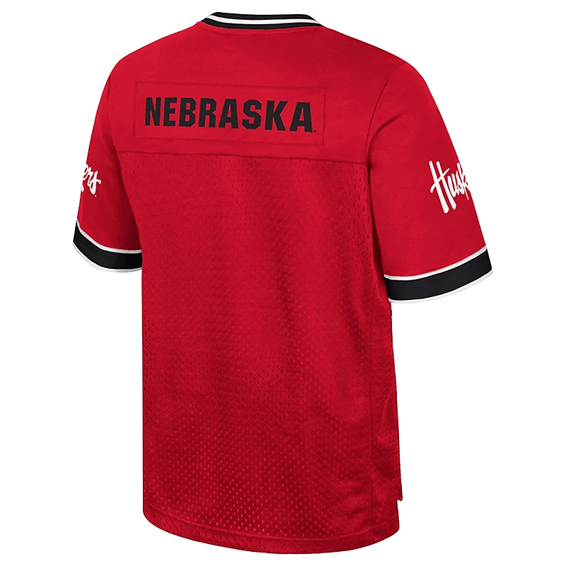 Maillot de football américain Colosseum Red Nebraska Huskers « Rien que les hits » pour homme
