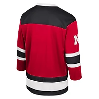 Maillot de hockey Athletic Machine Fashion pour homme Colosseum Scarlet Nebraska Huskers