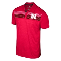Polo Colosseum Scarlet Nebraska Huskers Big & Tall Langmore pour hommes