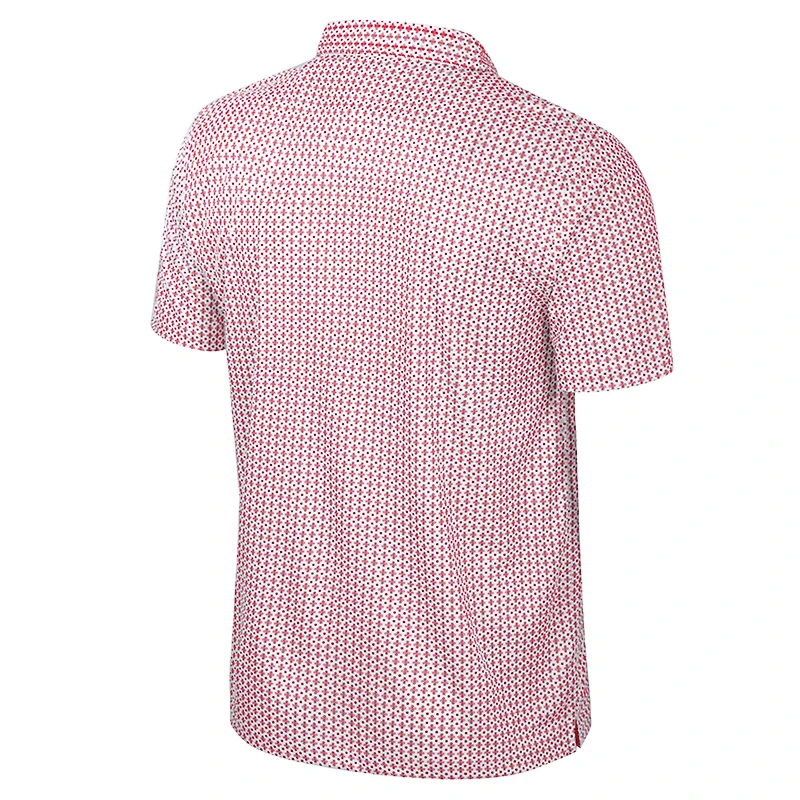 Men's Colosseum Scarlet Nebraska Huskers Big & Tall Marty Rival Polo