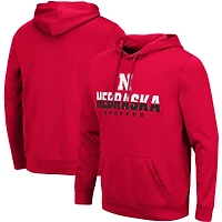 Sweat à capuche Colosseum Scarlet Nebraska Huskers Lantern pour homme