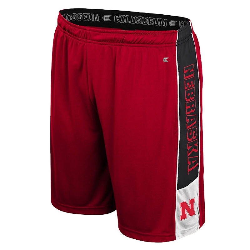 Men's Colosseum Scarlet Nebraska Huskers Quantum Shorts