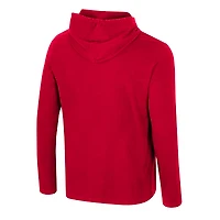 Sweat à capuche délavé pour homme Colosseum Scarlet Nebraska Huskers Simoleans