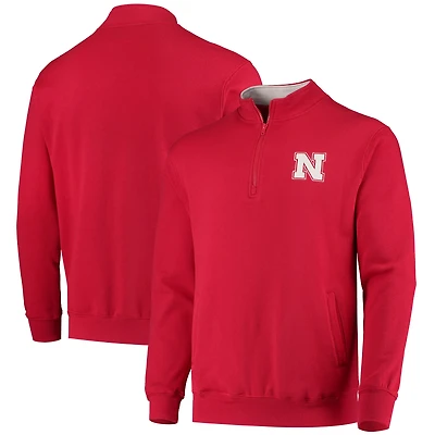 Veste Colosseum Scarlet Nebraska Huskers Tortugas Logo Quarter-Zip pour homme
