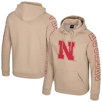 Sweat à capuche raglan Big Break pour homme Colosseum Tan des Nebraska Huskers