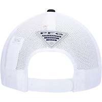 Men's Columbia Black Nebraska Huskers PFG Logo Snapback Hat