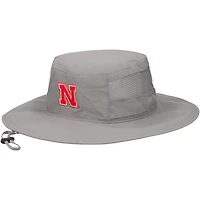 Men's Columbia  Gray Nebraska Huskers Bora Bora III Omni-Shade Booney Hat