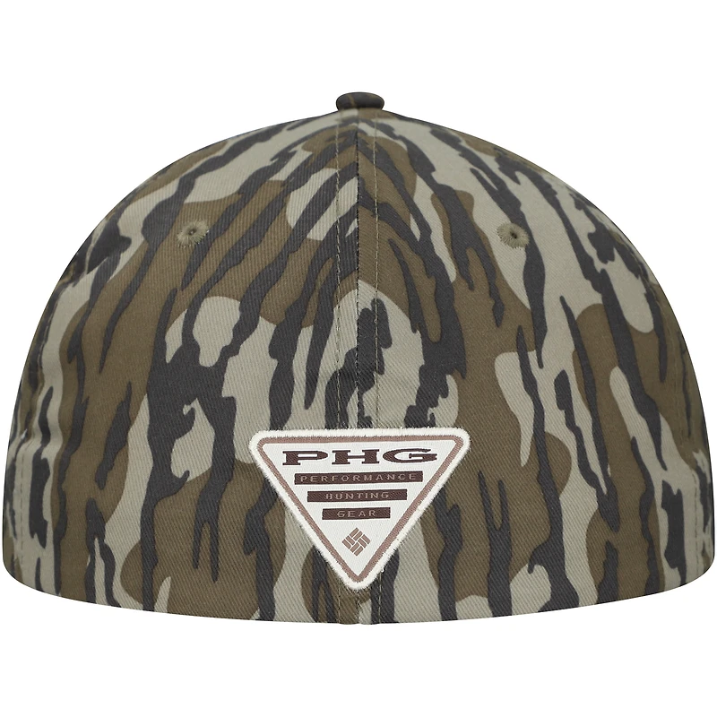 Casquette Columbia Mossy Oak Camo Nebraska Huskers Bottomland Flex pour homme