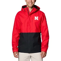 Men's Columbia  Scarlet Nebraska Huskers Field Bound Omni-Tech™ Full-Zip Jacket