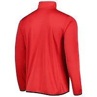 Columbia Scarlet Nebraska Huskers Park View Omni-Wick Haut à demi-glissière pour homme