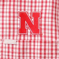 Men's Columbia Scarlet Nebraska Huskers Rapid Rivers Logo Button-Down Shirt