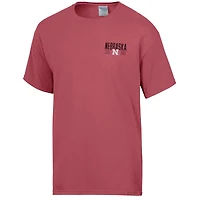 Men's ComfortWash  Red Nebraska Huskers Big Name T-Shirt