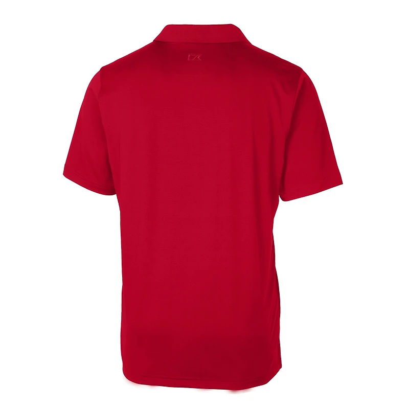 Men's Cutter & Buck Scarlet Nebraska Huskers Big Tall Forge Stretch Polo