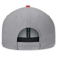 Men's Fanatics Gray Nebraska Huskers Duo Snapback Hat