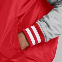 Veste à boutons-pression intégrale Fanatics Scarlet Nebraska Huskers Elements Elite pour hommes