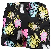 Maillot de bain FOCO Nebraska Huskers Neon Floral pour homme