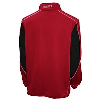 Men's Franchise Club Scarlet Nebraska Huskers Flex Thermatec Quarter-Zip Jacket