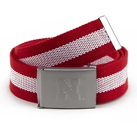 Ceinture en tissu Nebraska Huskers pour hommes
