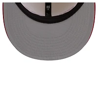 Men's New Era  Cream/Scarlet Nebraska Huskers Two-Tone Script 59FIFTY Fitted Hat