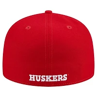 Casquette ajustée 59FIFTY Nebraska Huskers de New Era pour homme