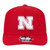Men's New Era  Scarlet Nebraska Huskers Team Collective 9SEVENTY Stretch-Snap Adjustable Hat