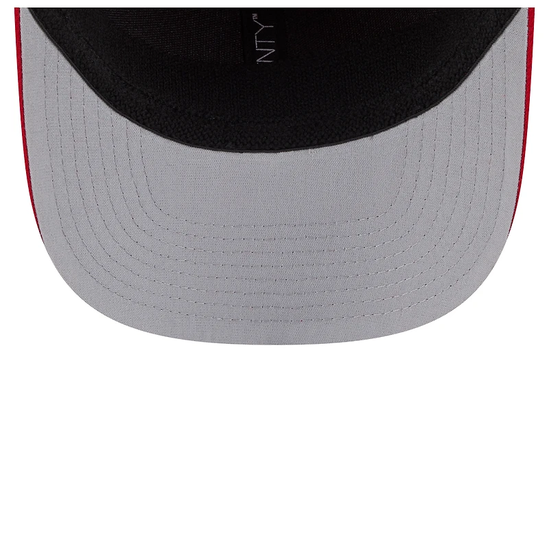 Casquette ajustable extensible à boutons-pression New Era Scarlet Nebraska Huskers Team Collective 9SEVENTY pour homme