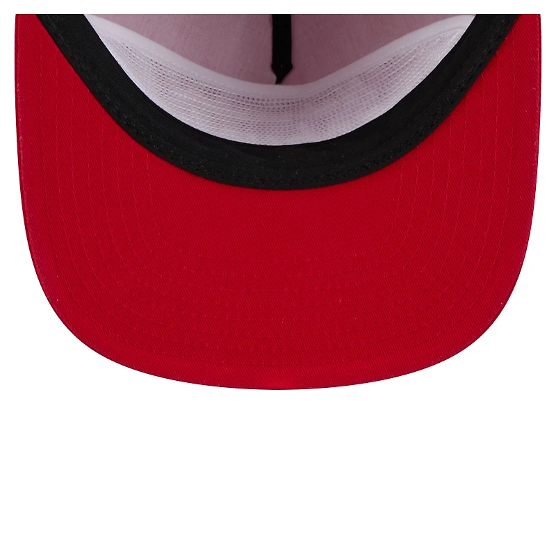Casquette snapback de golf New Era Scarlet Nebraska Huskers pour homme