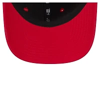 Men's New Era Scarlet Nebraska Huskers Wordmark Rope 9SEVENTY Stretch-Snap Hat