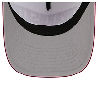 Men's New Era White/Scarlet Nebraska Huskers Arch Two-Tone Rope 9FORTY A-Frame M-Crown Adjustable Hat
