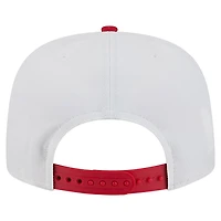 Casquette New Era blanche/écarlate Nebraska Huskers Retro 2024 Pinstripe Bowl Champions 9FIFTY A-Frame Snapback pour homme