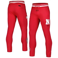 Pantalon de survêtement en polaire Pro Standard Scarlet Nebraska Huskers Script Tail pour hommes