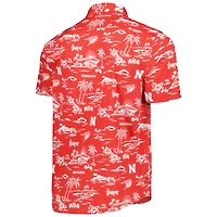 Men's Reyn Spooner Scarlet Nebraska Huskers Performance Button-Down Shirt