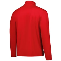 Men's  Scarlet Nebraska Huskers Half-Zip Pullover