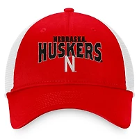TOP NEB ROUGE BLANC NCAA TOP BREAKOUT TRUCKER HATMENSTR