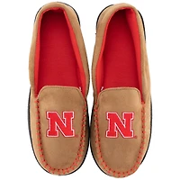 Chaussons mocassins ZooZatz Nebraska Huskers pour hommes