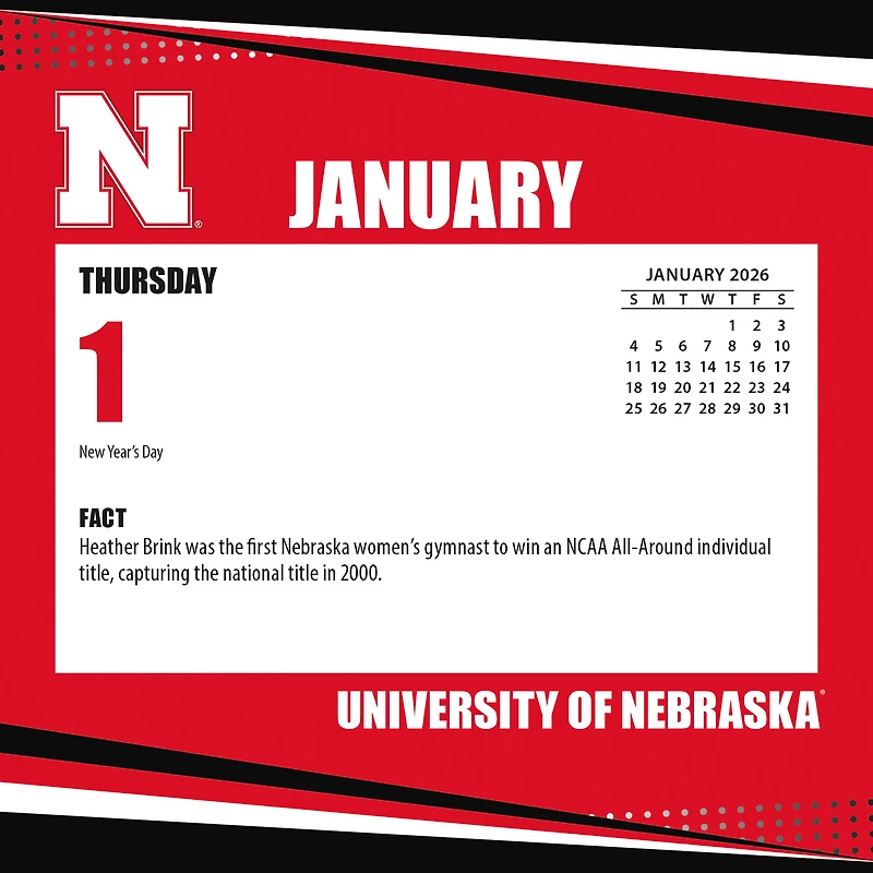 Calendrier des matchs des Nebraska Huskers 2026