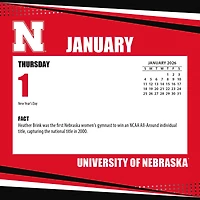 Calendrier des matchs des Nebraska Huskers 2026