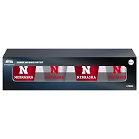Nebraska Huskers Four-Pack Shot Glass Set