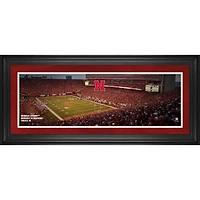 Nebraska Huskers Framed 10" x 30" Memorial Stadium Panoramic Photograph