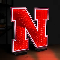 Lumière LED Infinity avec logo des Nebraska Huskers