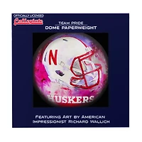 Nebraska Huskers Team Pride Dome Paper Weight