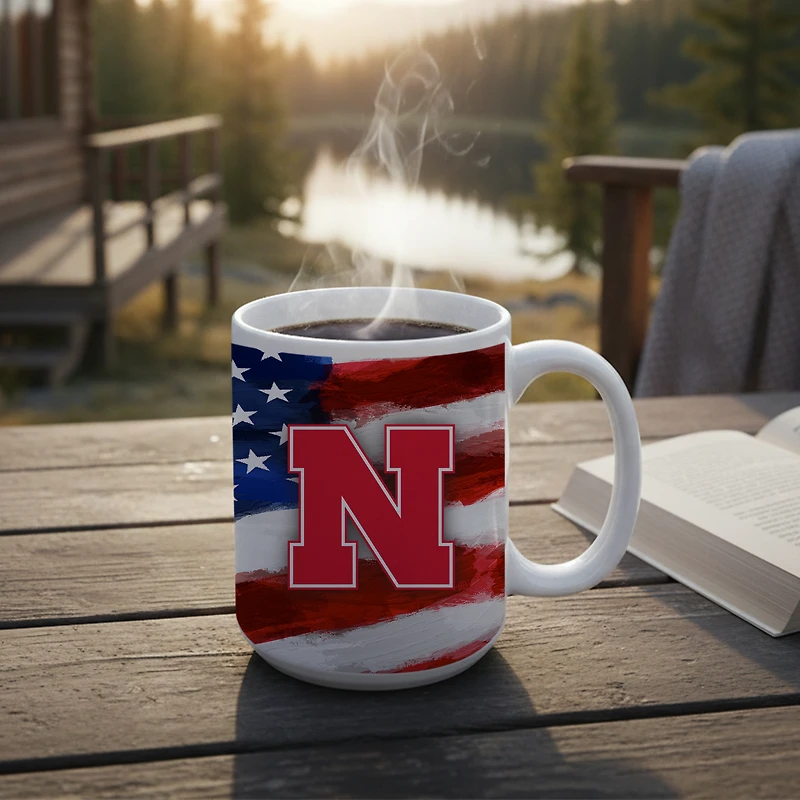 Ensemble de deux tasses américaines de 44 cl (15 oz) Nebraska Huskers