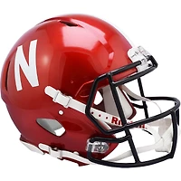 Casque de football authentique Riddell FLASH Alternate Revolution Speed ​​des Nebraska Huskers, non signé