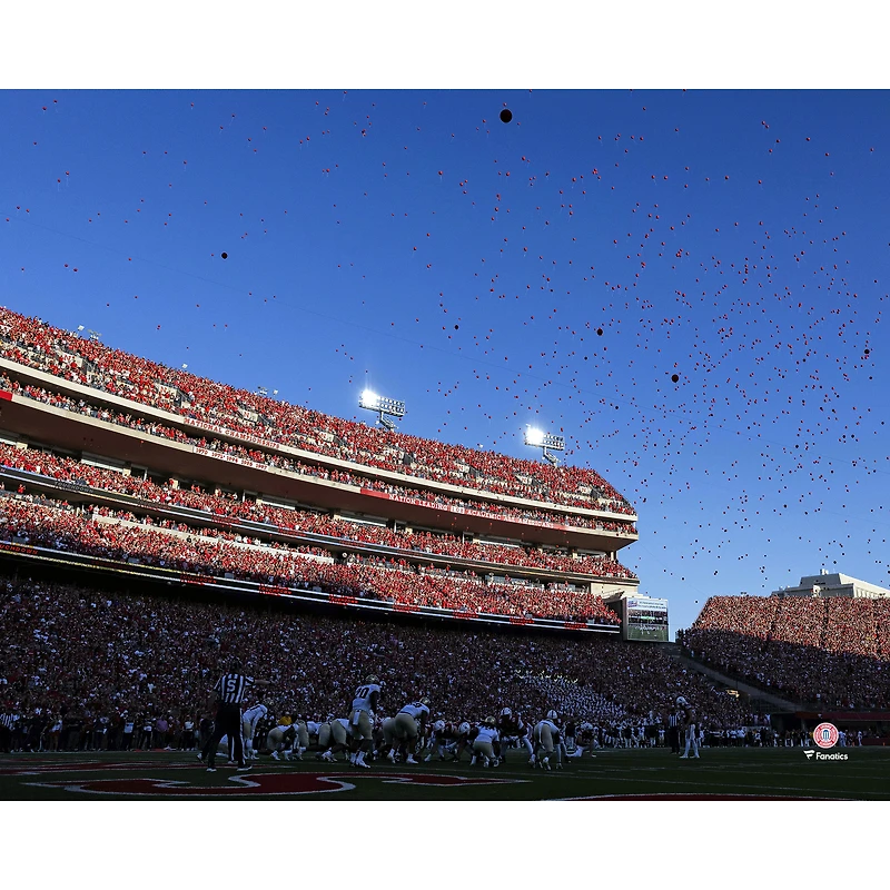 Nebraska Huskers Unsigned Touchdown Balloon Release Photograph