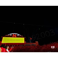 Nebraska Huskers Volleyball Unsigned Women's Sports Attendance World Record Drone Highlight Photograph