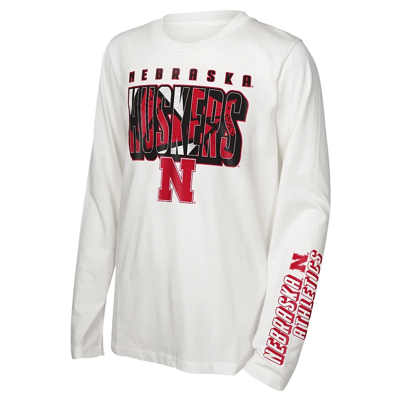 Ensemble de t-shirts the Mix pour enfants d'âge préscolaire Nebraska Huskers